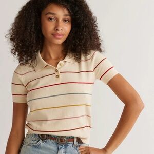 Pendleton Cotton/Cashmere Polo Sweater